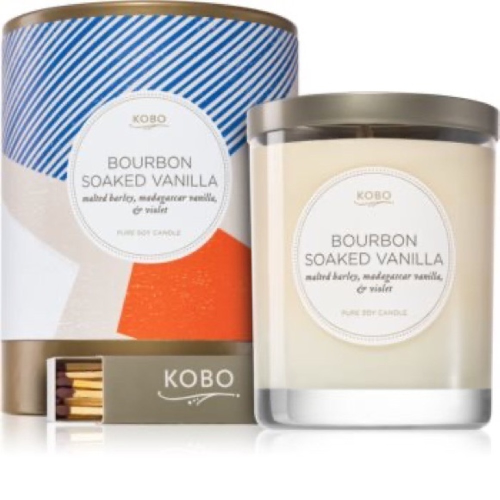 Bourbon Soaked Vanilla Pure Soy Candle-New!